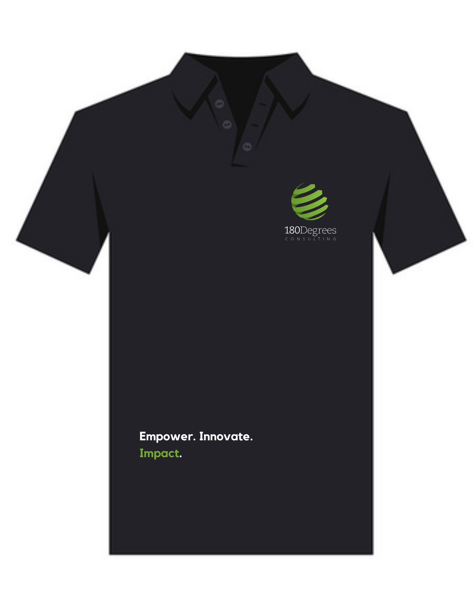 180DC polo front design